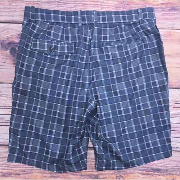 Nike Dri-Fit Mens Standard Fit Blue Golf Shorts 34 - Picture 2 of 7